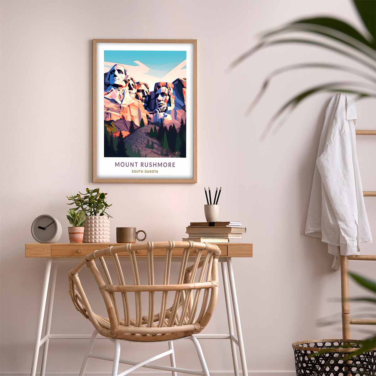 Experience History with Mount Rushmore Travel Posters for Home Decor