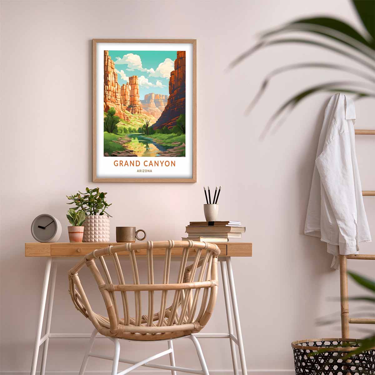 Natural Wonder Grand Canyon Poster  Travel Wall Art Print for Your Home